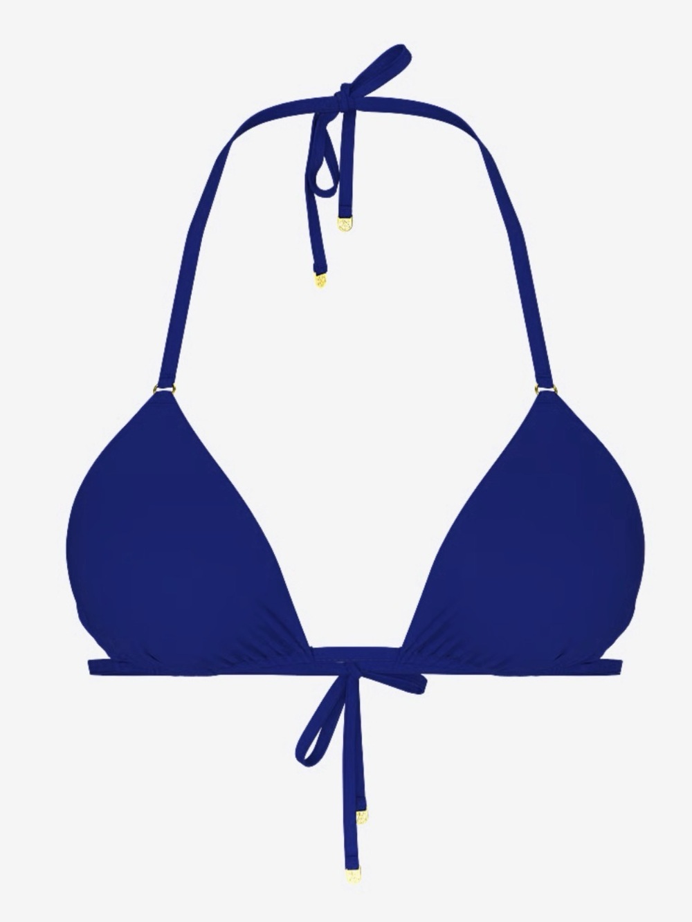 VICTORIA'S SECRET SWIM Triangle Bikini Top Fantasia Blue XXL